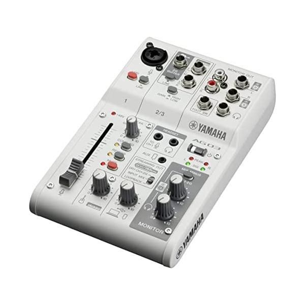 楽器・機材 ヤマハ YAMAHA ライブストリーミングミキサー 3チャンネル 