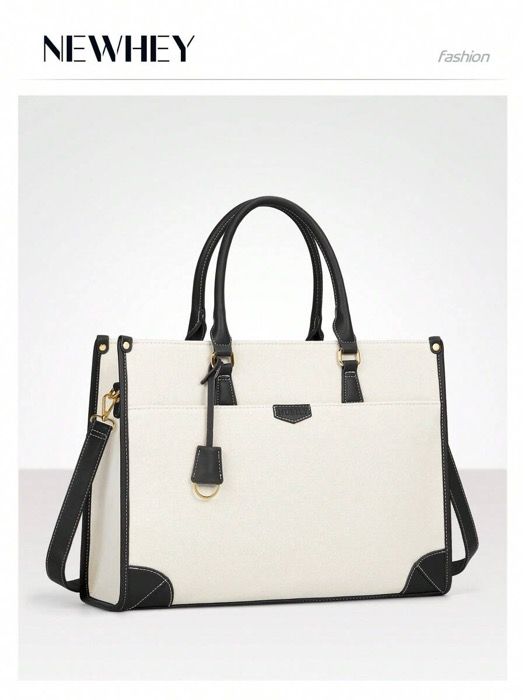 バッグ レディース トートバッグ 15.6インチノートパソコン用レディースラップトップバッグ トートバッグ 防水キャンバス製 軽量 ブリーフケース 専門職 ビジネス オフィスバッグ トラベルハンドバッグ ショルダー