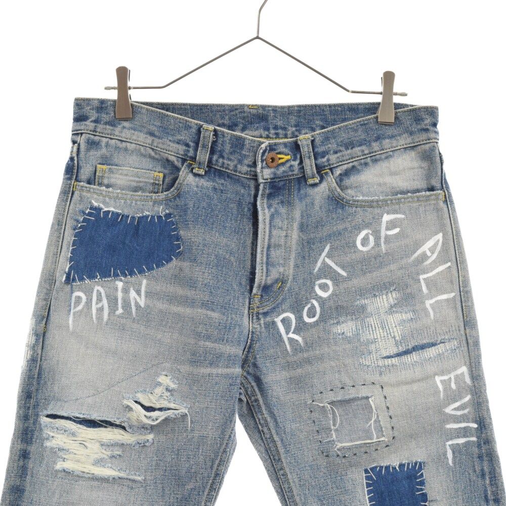 MINDSEEKER マインドシーカー 22SS TICKET PATCH CRASH DENIM パッチ