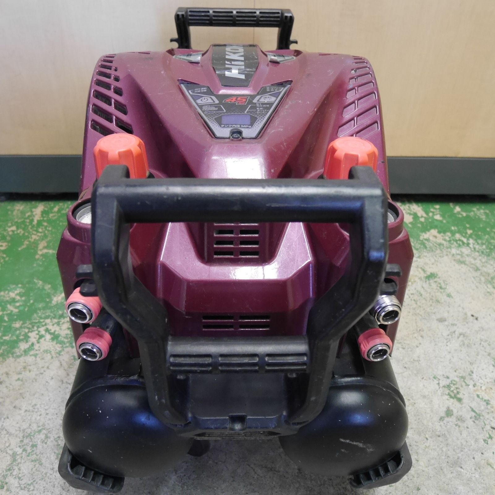 送料無料 HiKOKI ハイコーキ 高圧 エア コンプレッサ EC1445H3 改 KAI エアー ツール 工具 コンプレッサー 100V 現状品