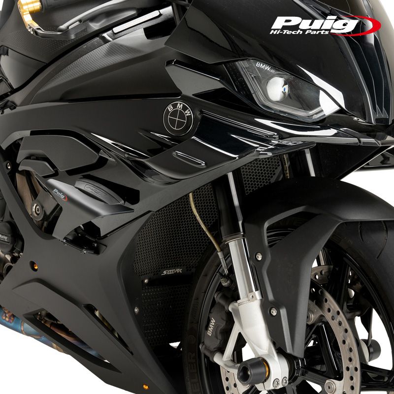 Puig 21570J DOWNFORCE RACE SIDE SPOILERS [MATT BLACK] BMW S1000RR (23-24) プーチ サイドダウンフォーススポイラー