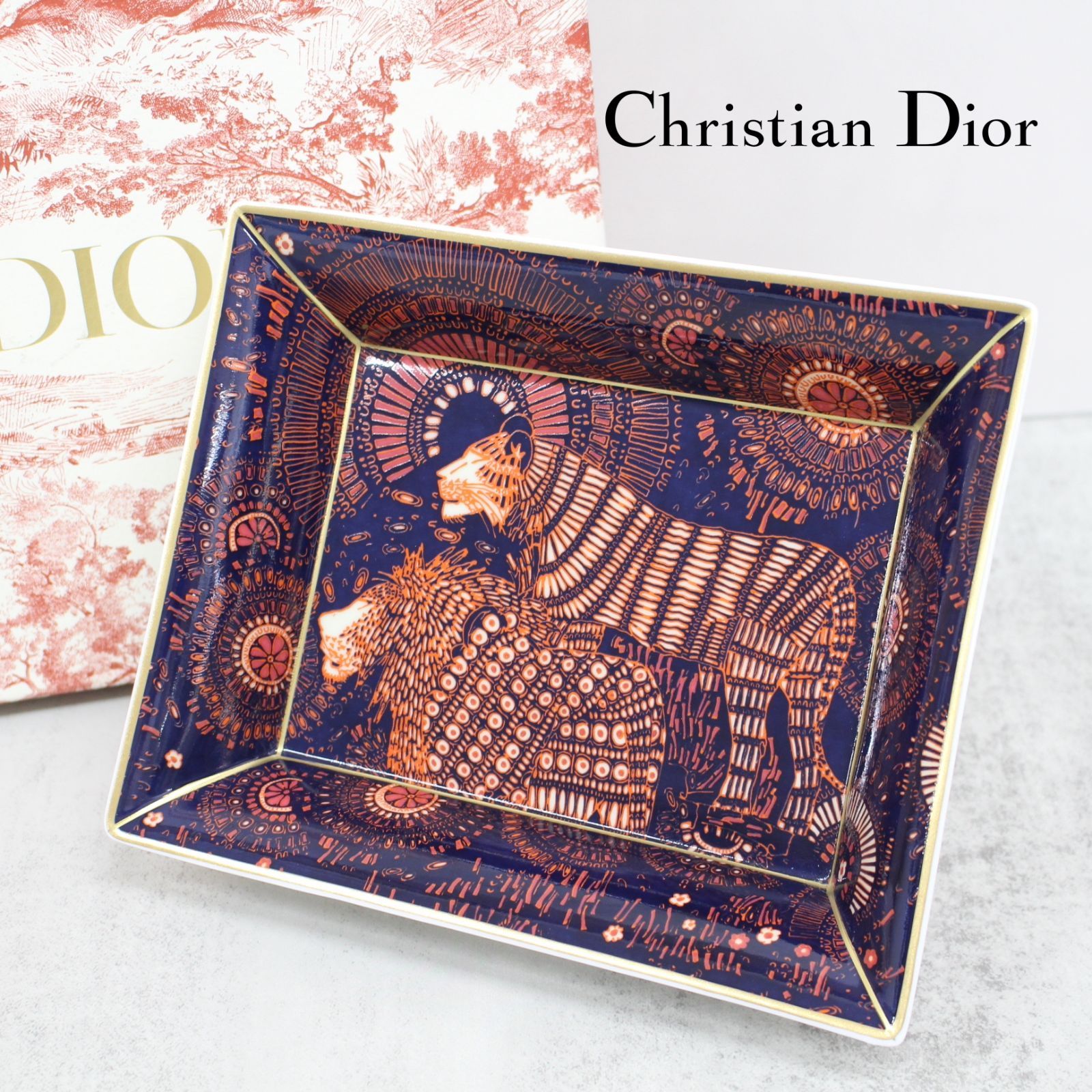 Amazon.co.jp: [Dior] (ディオール) 総柄 アッシュトレイ 灰皿