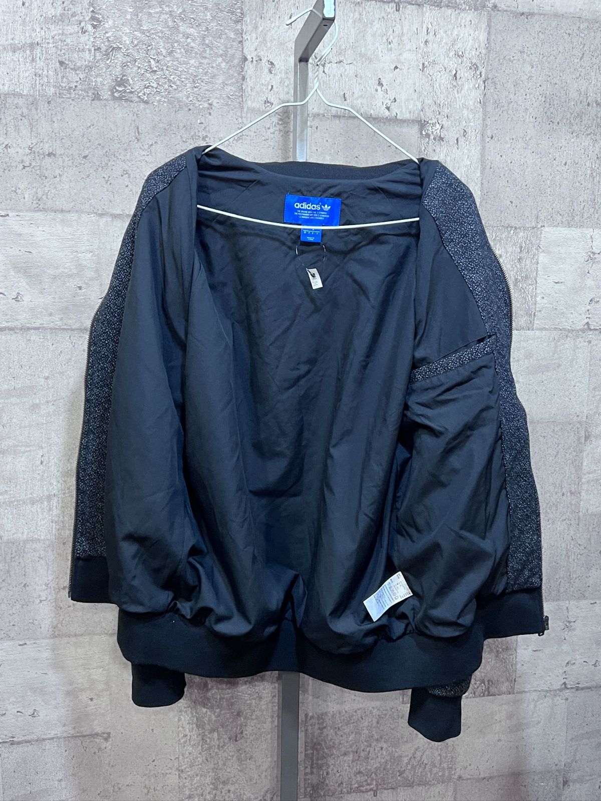 美品 アディダス オリジナルス ツィード スーパースタージャケット M