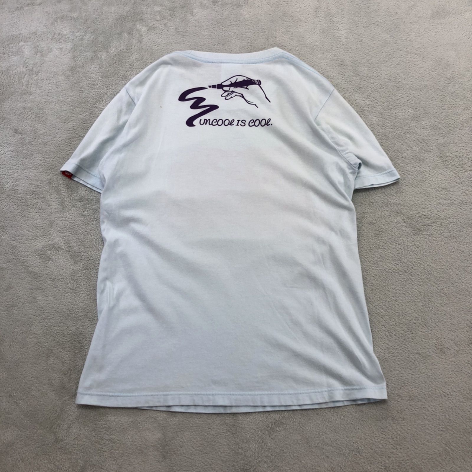 PUNK DRUNKERS プリントTシャツ 漢字ロゴ 反区怒乱加亜図 uncool is 