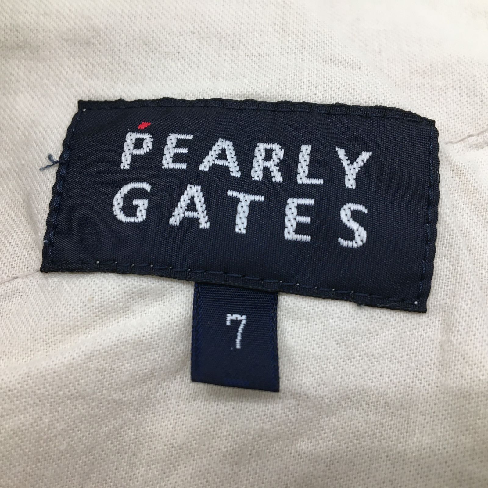 PEARLY GATES パーリーゲイツ ゴルフウェア パンツ ボトム サイズ7 アイボリー メンズ 24d菊MZ