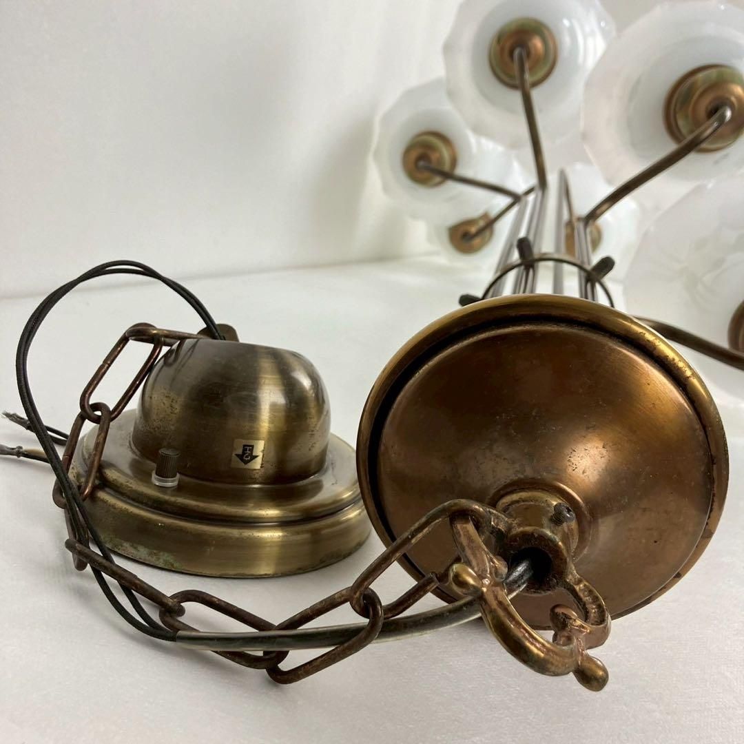 KOIZUMI シャンデリア　6灯　AAE470632 アンティーク調（K70 アンティーク調】KOIZUMI 6灯 シャンデリア アンティーク調