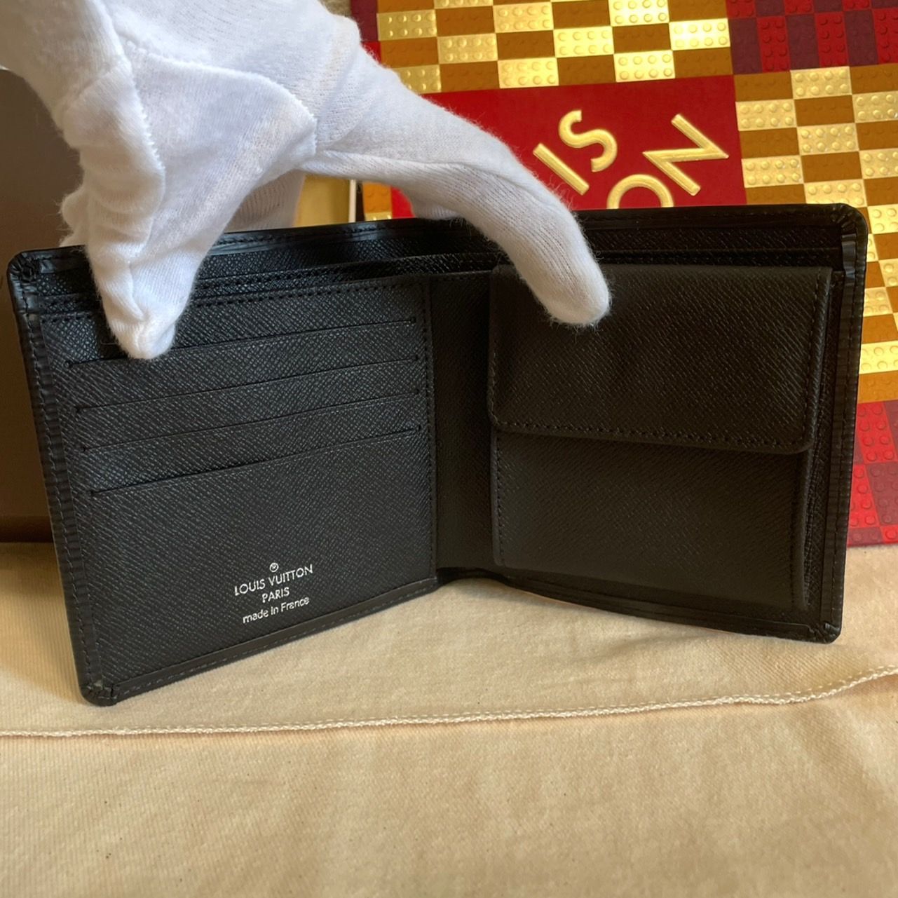 新品未使用】ルイヴィトン エピ ポルトフォイユ マルコ 二つ折り財布 