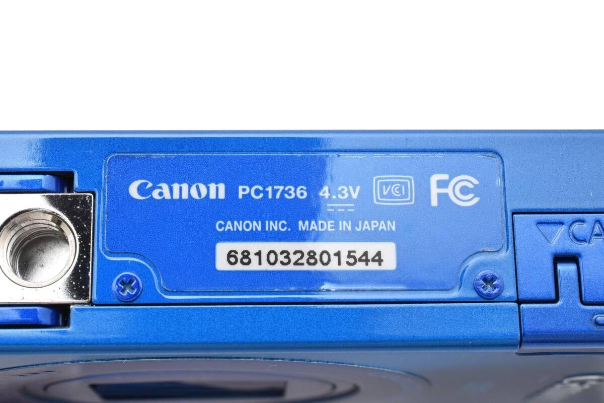 Canon IXY3 青 コンパクトデジタルカメラ Canon IXY3 コンパクトデジタルカメラ 青色 【公式通販】