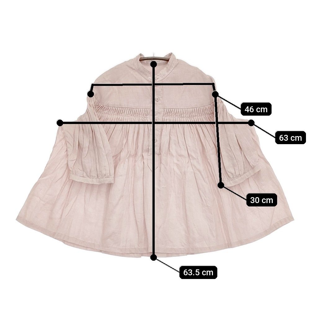 Scye 高密度リネンタックブラウス サイズ38 1224-31446 プルオーバー  