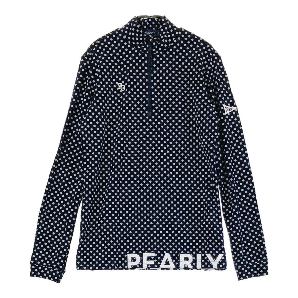 サイズ：1 PEARLY GATES パーリーゲイツ  ハーフジップ 長袖Tシャツ  ホワイト系 [240101465236] ゴルフウェア レディース ストスト サイズ：1 PEARLY GATES パーリーゲイツ ハーフジップ 長袖T