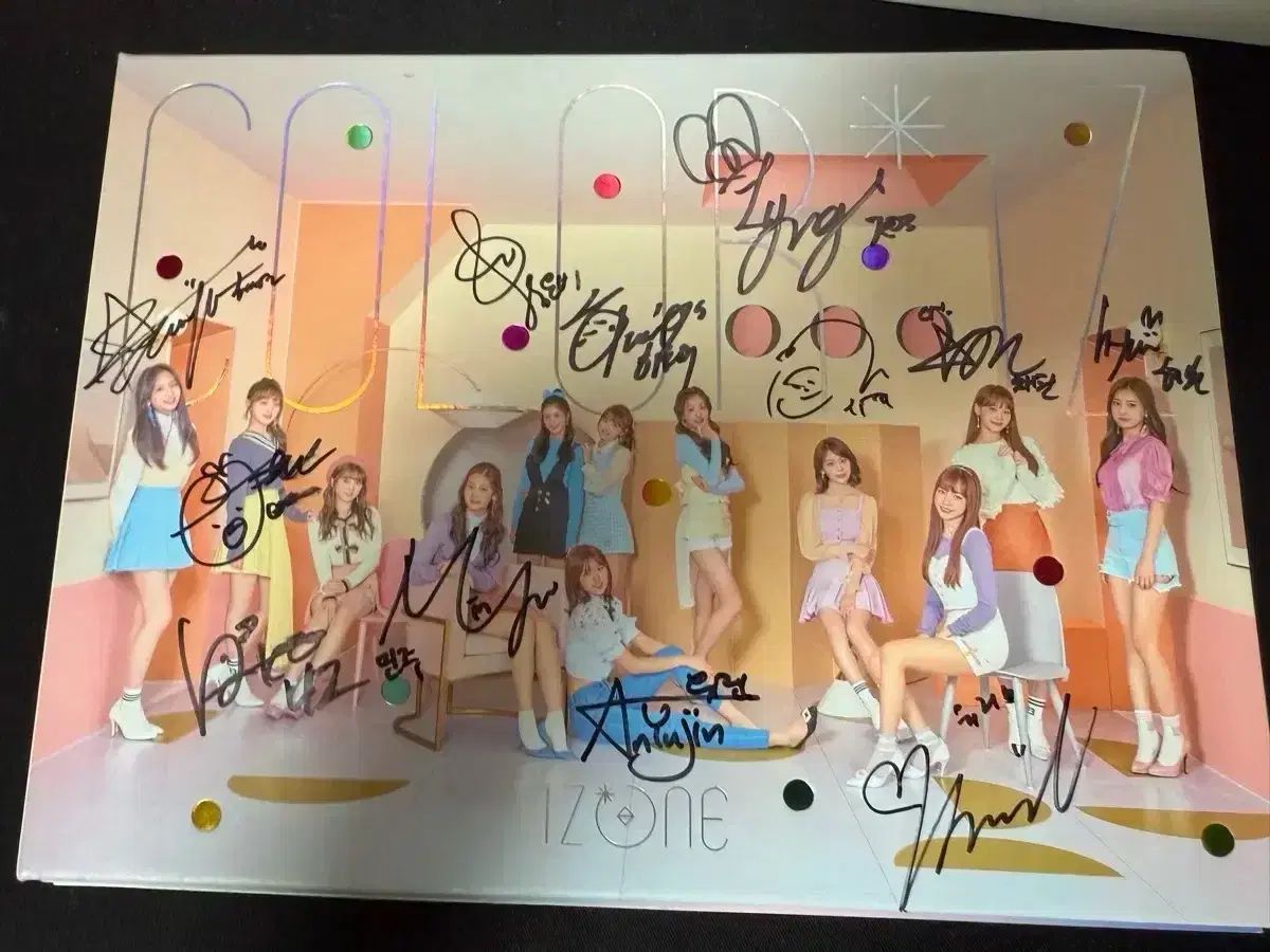 IZ*ONE アイズワン COLOR IZ ラヴィアンローズ サイン アルバム