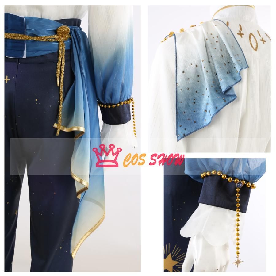 あんさんぶるスターズ! あんスタ スターライトパレード 朱桜司 コスプレ衣装 fine & Knights ブルー cosplay 仮装 オーダーメイド製作