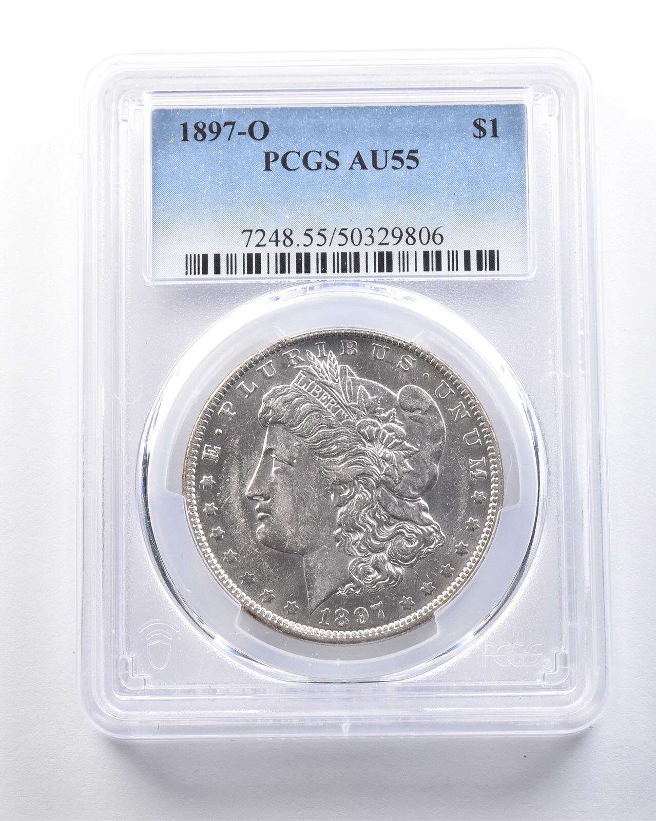 1897-O モルガン銀貨 AU55 PCGS