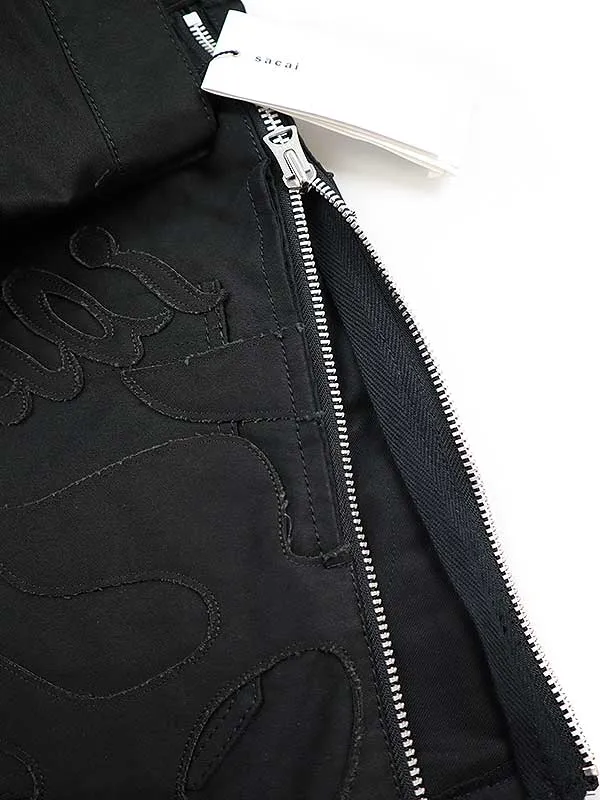 sacai サカイ 24SS Moleskin Embroidered Patch Jacket モールスキン