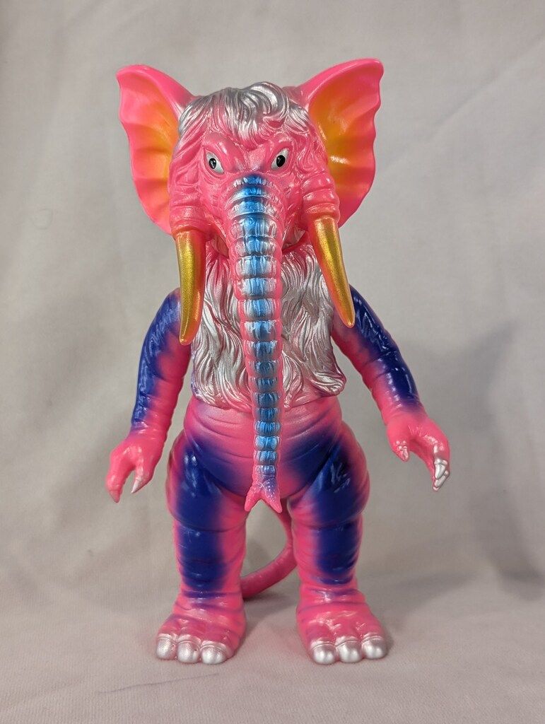 タイガン ソフビ ブルマァク ミラーマン やまなや 復刻ブルマァク タイガン 黄 色成型BEAMS限定 ミラーマン