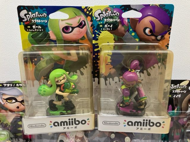 任天堂　amiibo スプラトゥーン 7種セット 未開封　い 未開封amiiboフィギュア スプラトゥーンシリーズ まとめ 任天堂
