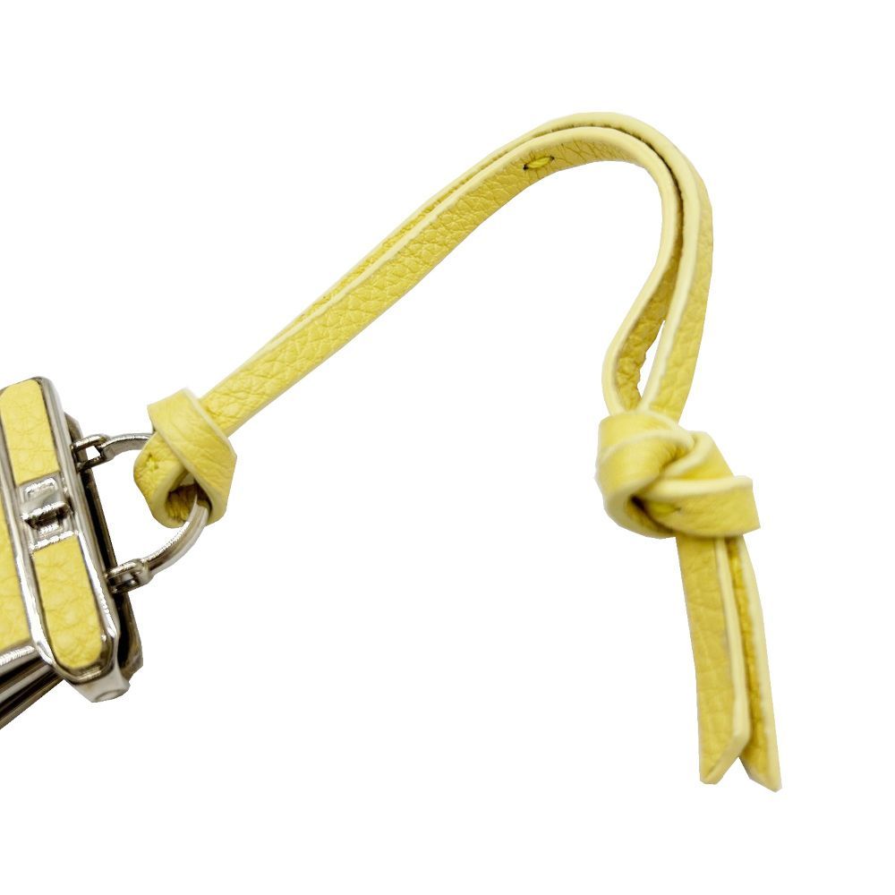 中古】フェンディ FENDI ストラップ Picoピーカブー イエロー