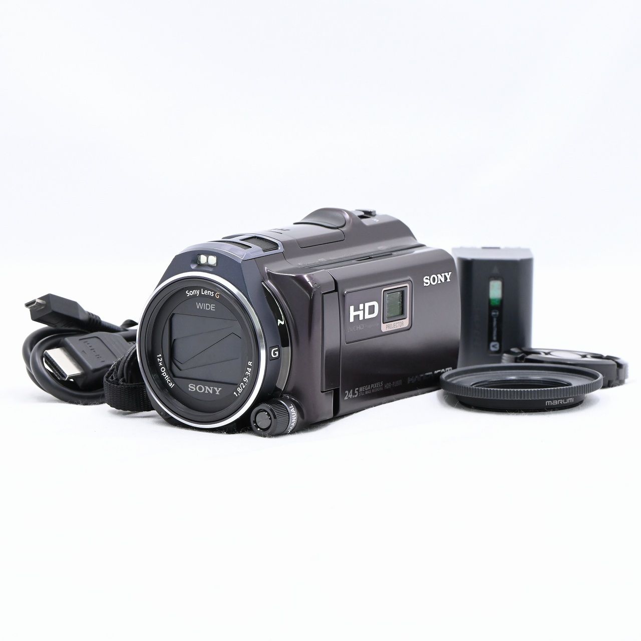 特価在庫限り SONY HDR-PJ800 ビデオカメラ ブラック 【公式通販】