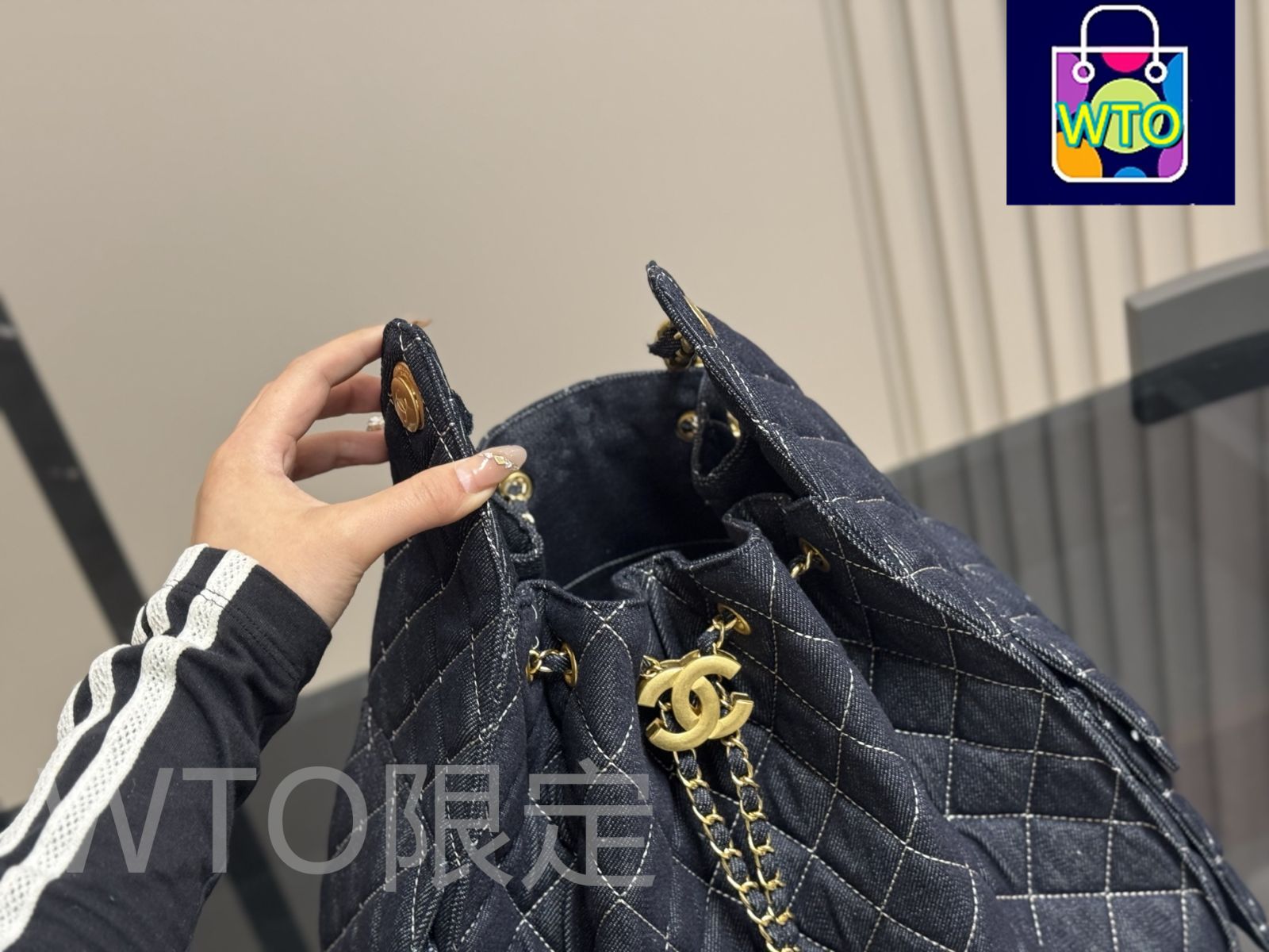 今日特価】Chanel 25bag デニム シングルショルダーバッグ～送料
