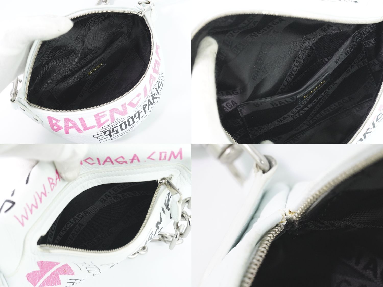 バレンシアガ BALENCIAGA グラフィティ スーベニア ショルダーバッグ 