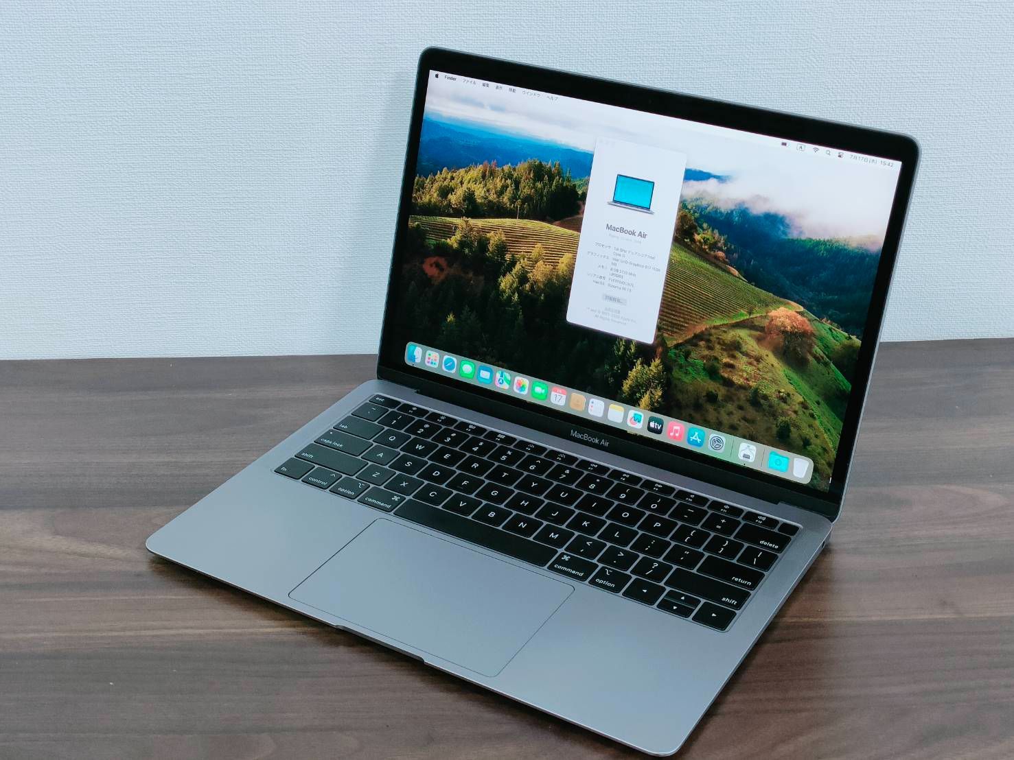 MacBook Air 2108 13インチ Core i5 128G 良品 USキー スペース