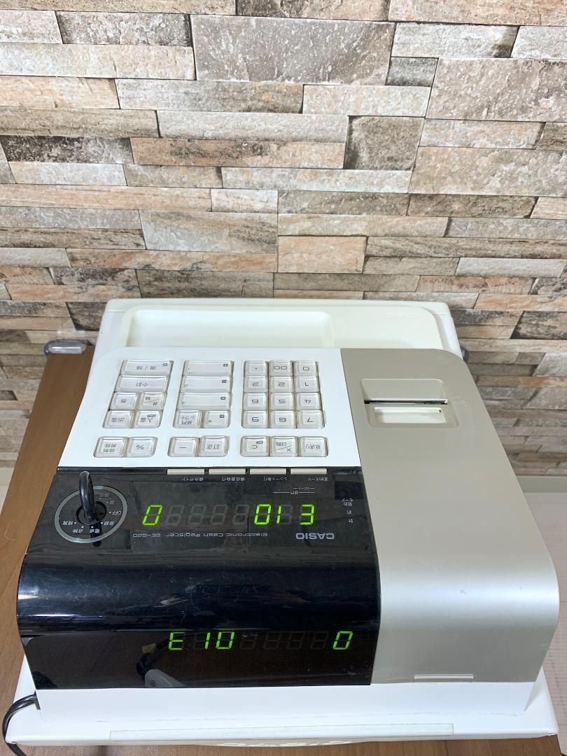 人気の福袋 都内で 新品、未使用 動作品 カシオ SE-S20WE レジスター 8