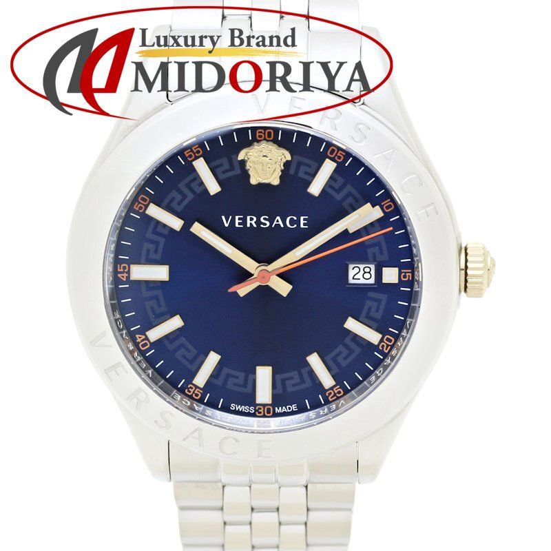 VERSACE ヴェルサーチ ヘレニウム VEVK00820 ステンレススチール メンズ/130281【中古】【腕時計】
