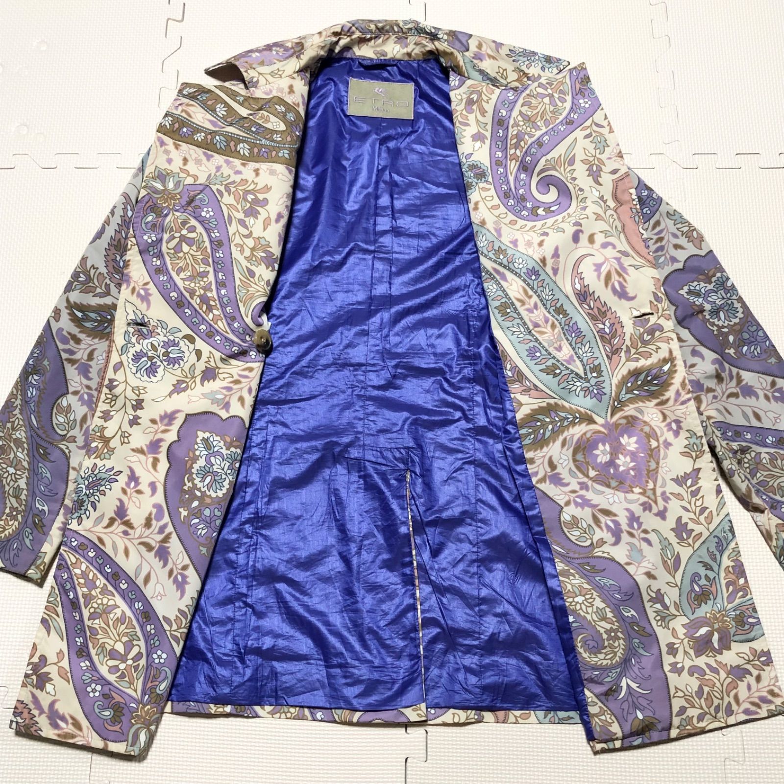 □極美品□希少□ETRO エトロ ナイロンコート レインコート
