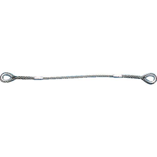 ＴＲＵＳＣＯ Ｗスリング Ｅタイプ 両端シンブル入り １２ｍｍＸ１．５ｍ