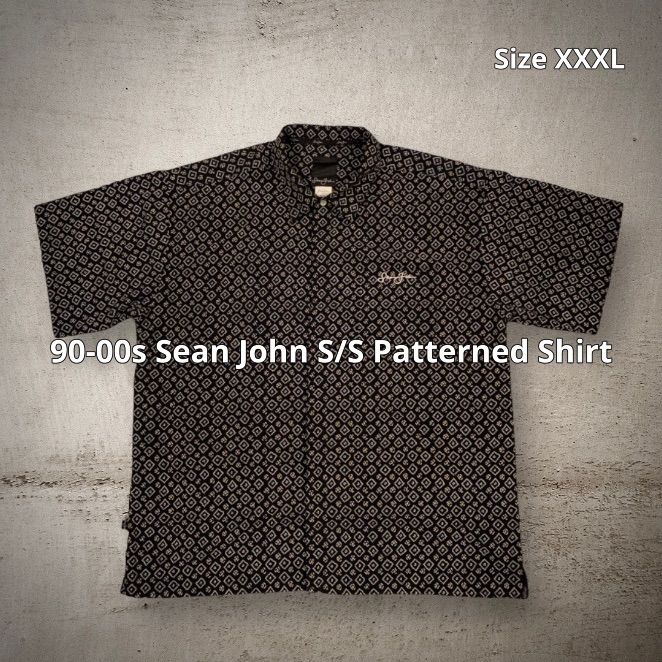 2021年新作 90-00s Sean John S/S Patterned Shirt ショーンジョン 総