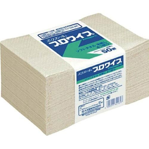 2営業日で発送 エリエール プロワイプ ソフトタオル 未晒帯どめLサイズ50 1箱 50枚×12袋入 20703524 1箱 50枚×12袋入 入数 12