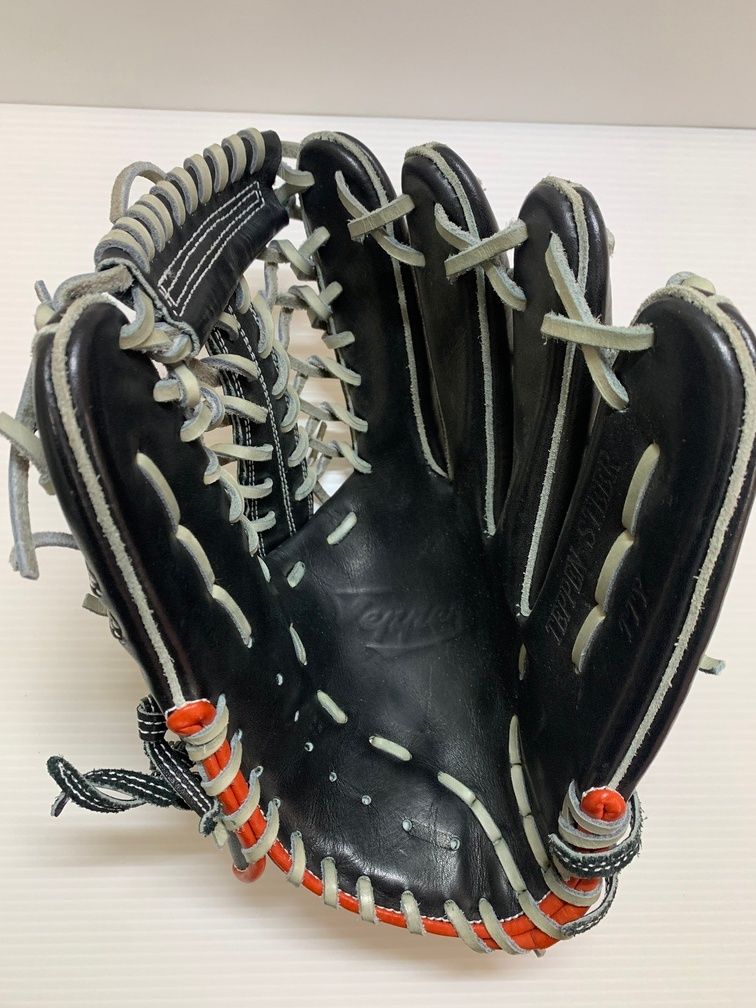 中古品 てっぺん Teppen 硬式 外野手用グローブ TTY 刺有り 3638 中古品 てっぺん Teppen 硬式 外野手用グローブ TTY 刺繡有り