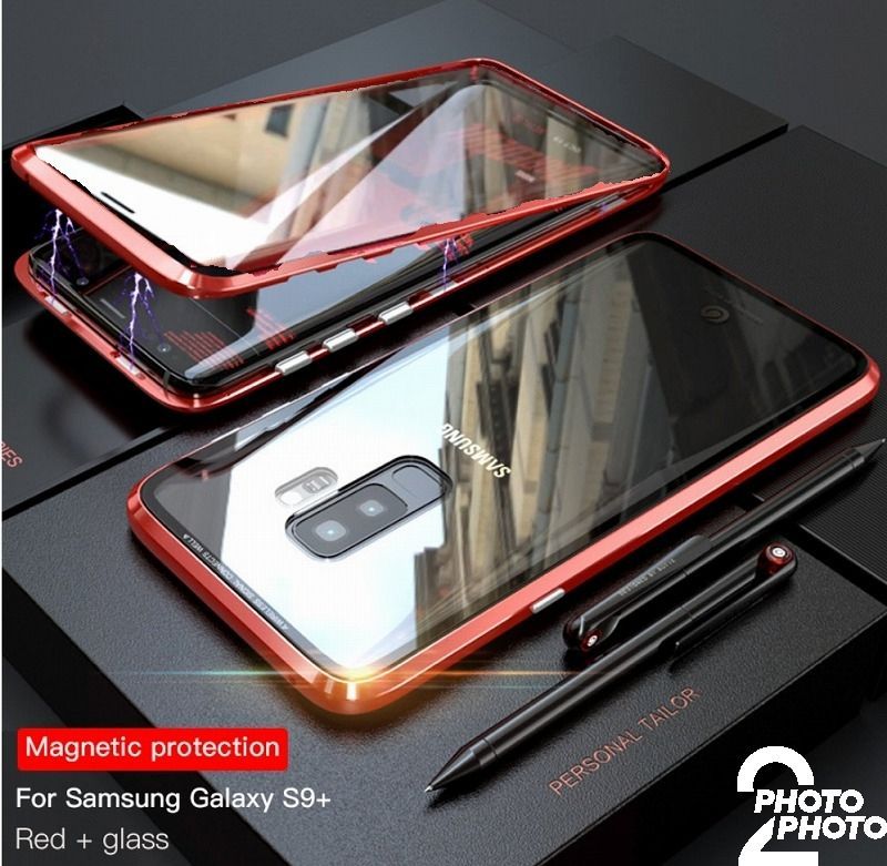 GALAXY S9 赤 両面フルカバー 携帯ケース スマホケース 曲面フィルム 通販