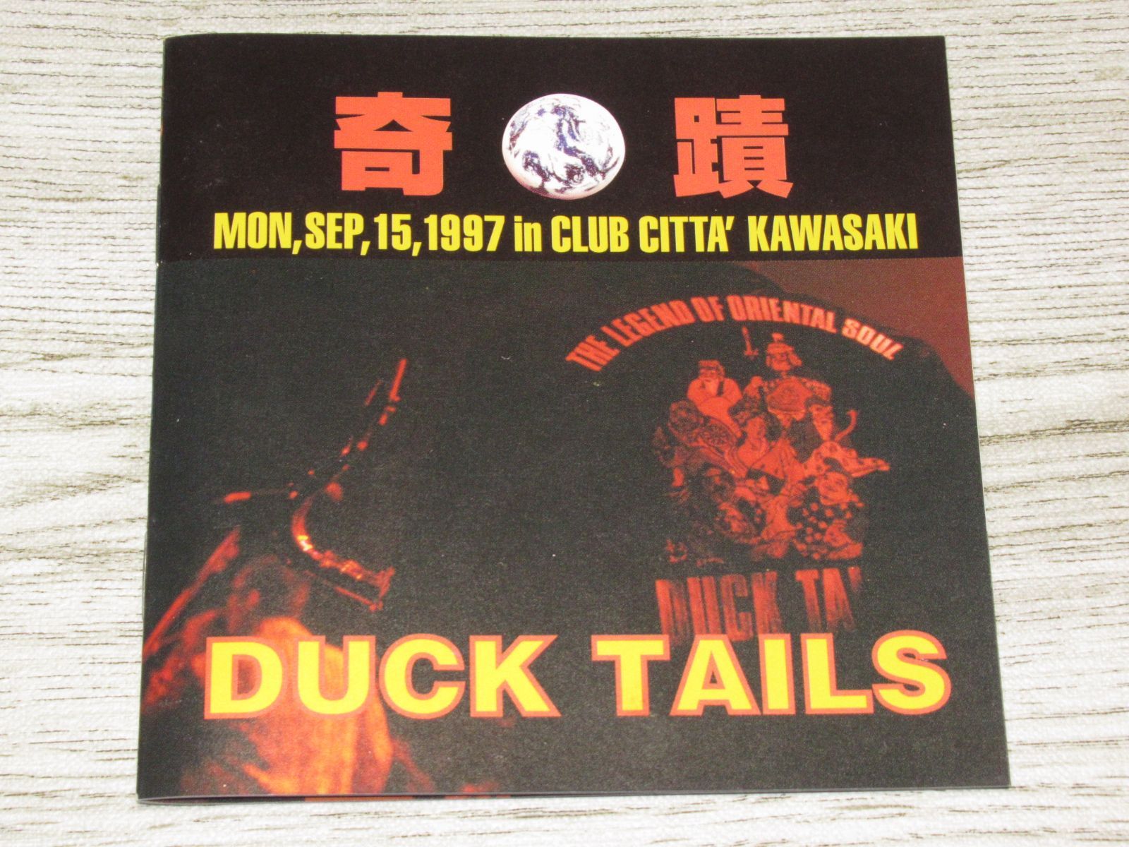 CD ダックテールズ 奇蹟 MON,SEP,15,1997 IN CLUB CITTA