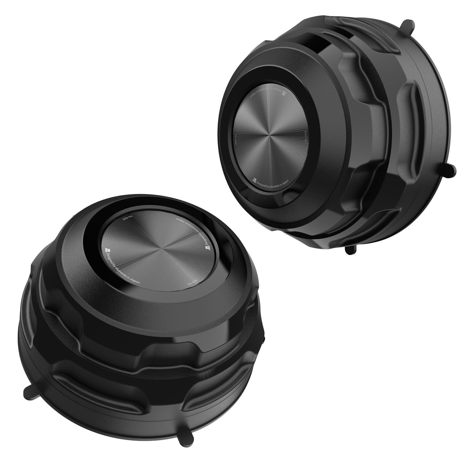 新着商品 alumania センターキャップ BLACK ジムニー JB64 XC シエラ JB74 JC アルミホイール リア左右セット ホイールカスタム VSJ-CC01-BK