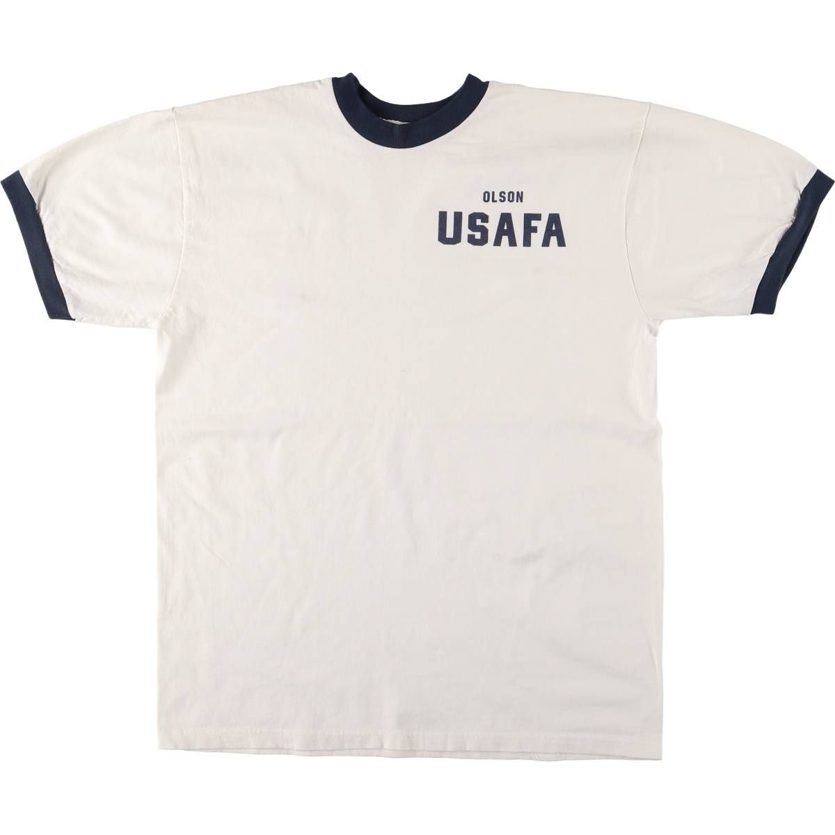 古着 USAFA 空軍士官学校 リンガーTシャツ メンズL相当 ヴィンテージ|eaa541227