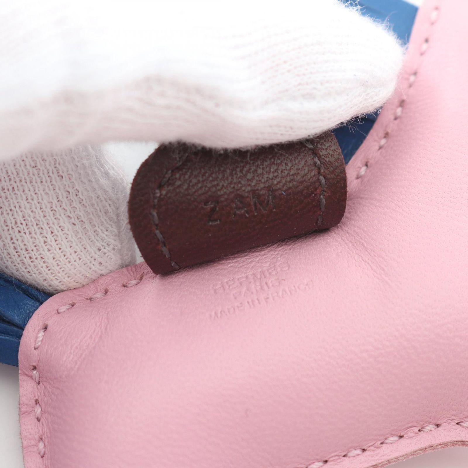 HERMES エルメス ロデオPM モーヴシルベストル ルージュセリエ ブルー
