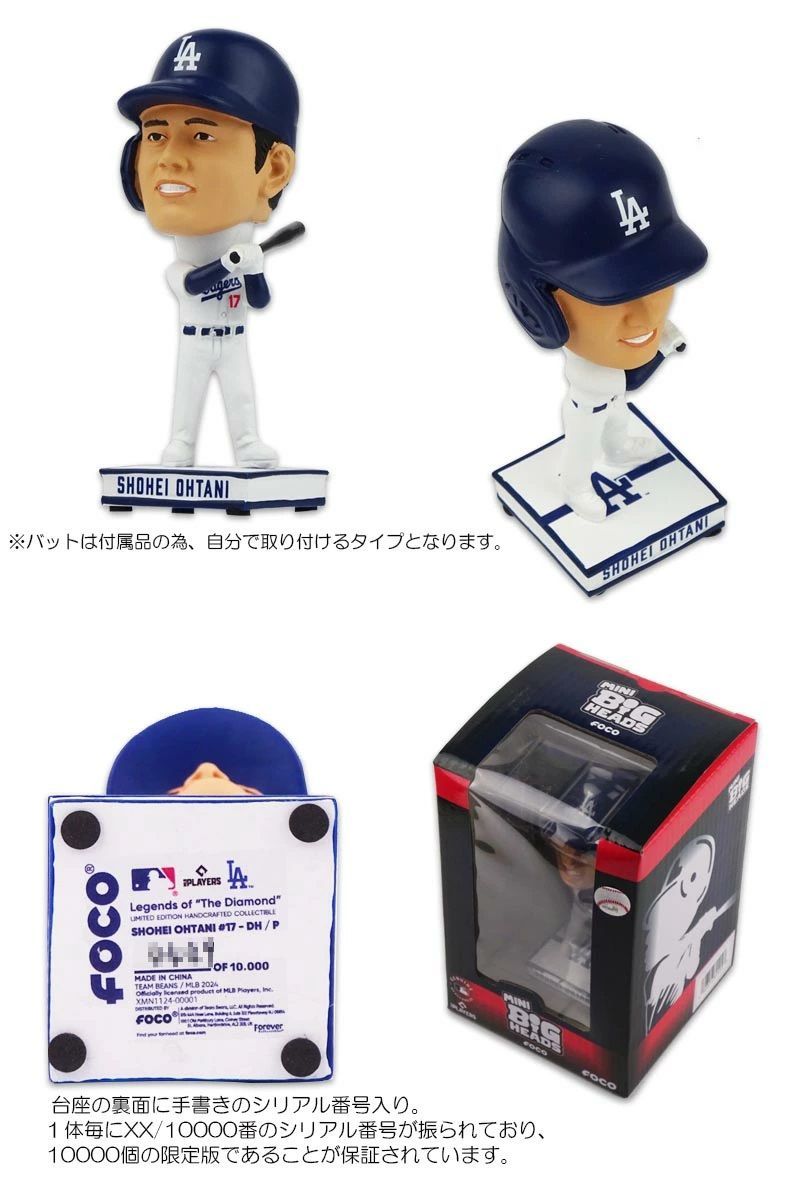 FOCO MINI BIG HEADS　大谷翔平　ピッチング　ボブルヘッド FOCO MINI BIG HEADS #17 大谷 翔平 ロサンジェルス ドジャース