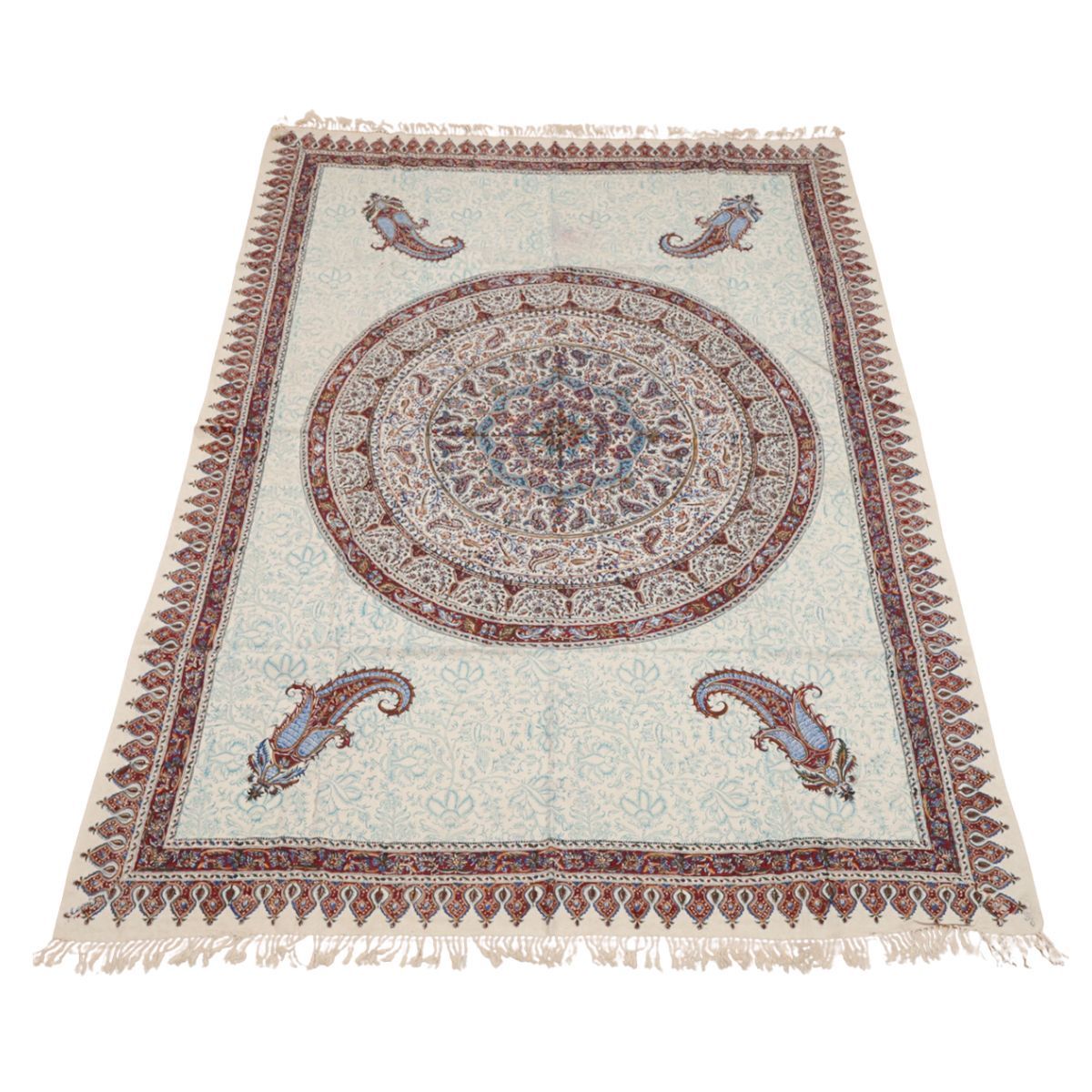 ペルシャ更紗・ガラムカール（イラン手染布） 200×135cm（GC-12606