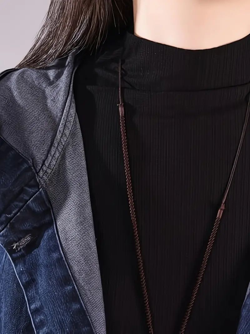 niko and JEANS ベルトバレル デニム ブルー ニコアンド ベルトバレル