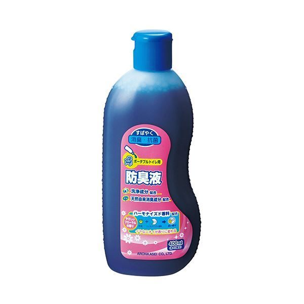 まとめ アロン化成 ポータブルトイレ用防臭液400ml 533-204 1本 ×5セット
