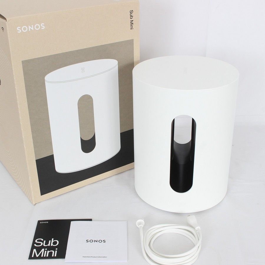 Sonos Sub Mini ワイヤレスサブウーファーSUBM1JP1 ホワイト ヨドバシ.com - Sonos ソノス Sonos Sub Mini ワイヤレスサブ