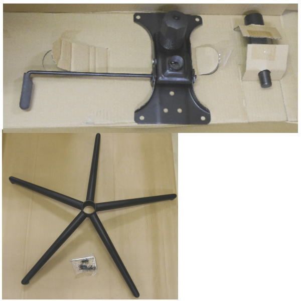 YAN] (未使用品) LEBY エーレビー 回転パーソナルチェア, オットマン