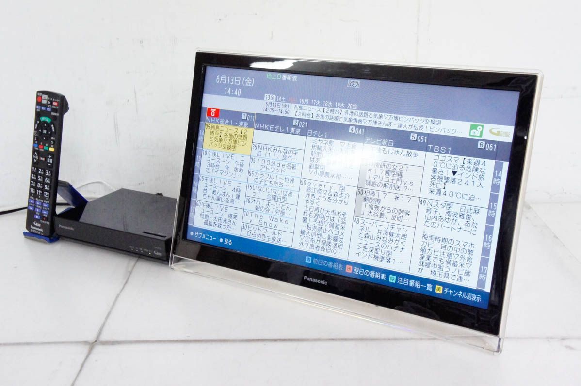 中古】Panasonicパナソニック ポータブル地上・BS・110度CSデジタル 