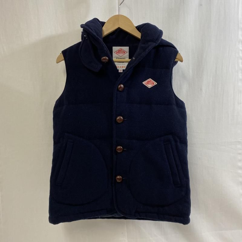DANTON◆ベスト/34/ウール/GRY/16A-FA-001/BEAMS別注 DANTON(ダントン) / ベスト/34/ウール/GRY/16A-FA-001/BEAMS別注