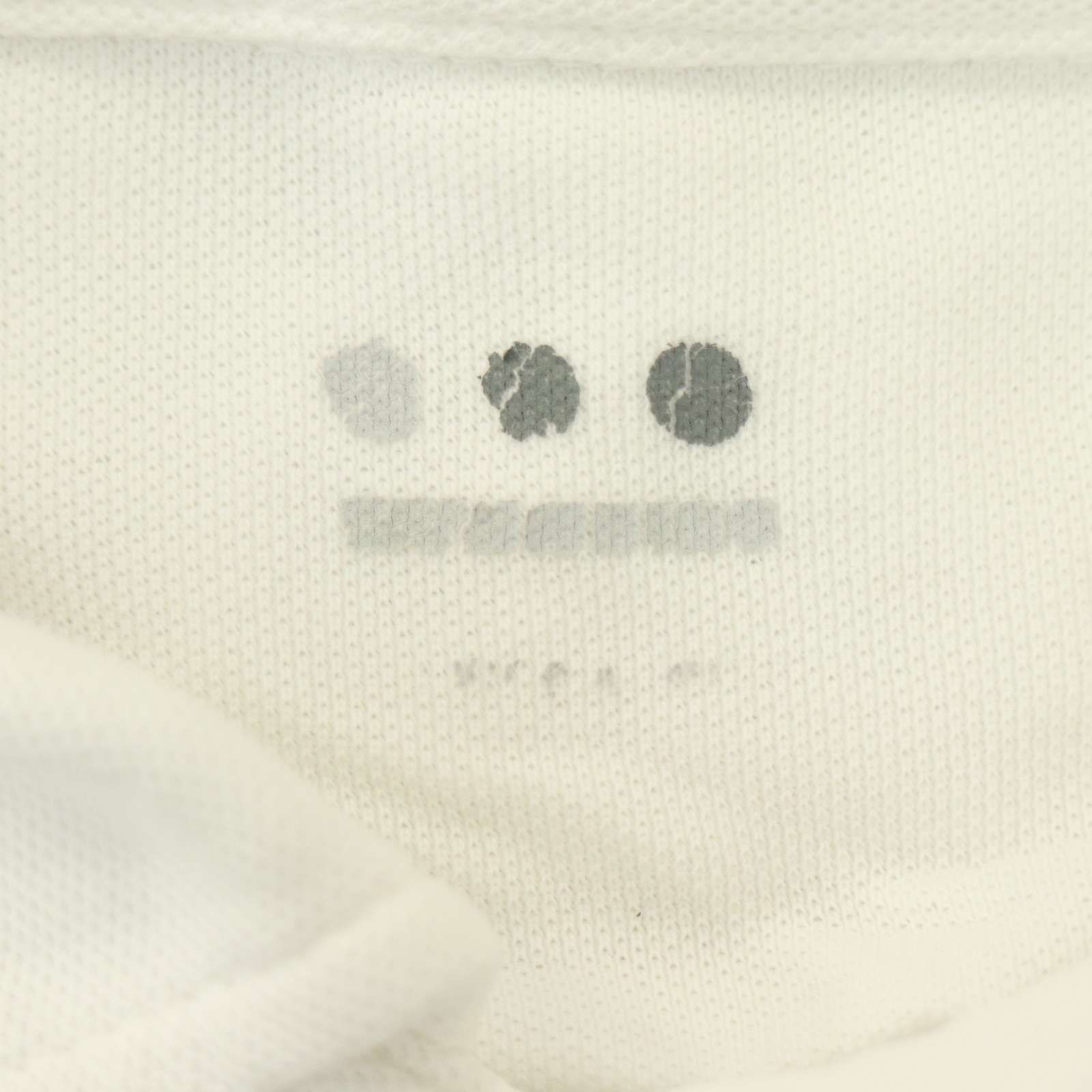 three dots 鹿の子 ポロシャツ S 細 - トップス