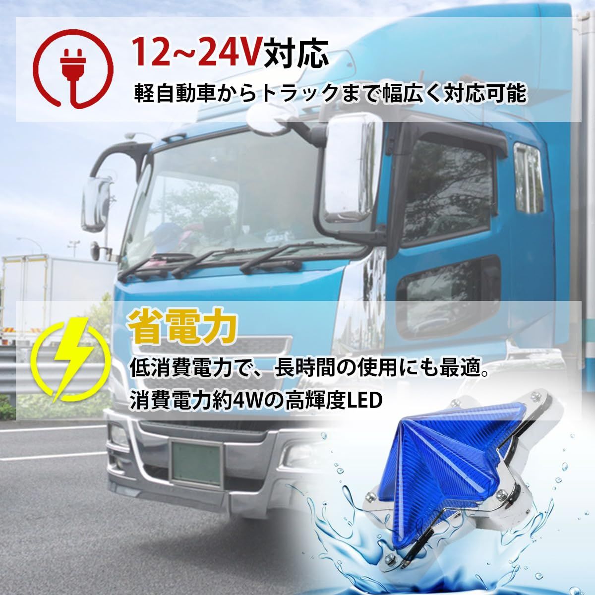 新品　デコトラ LED Amazon | MOTOR POWER 24Vトラック用 LED 薄型 スクリーン