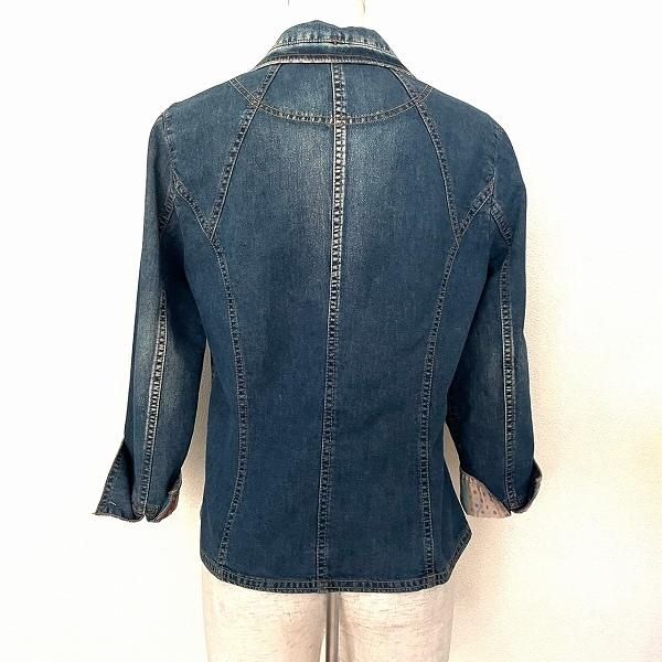 anc インポートロッサ import Rossa ジャケット 42 青系 デニム 薄手