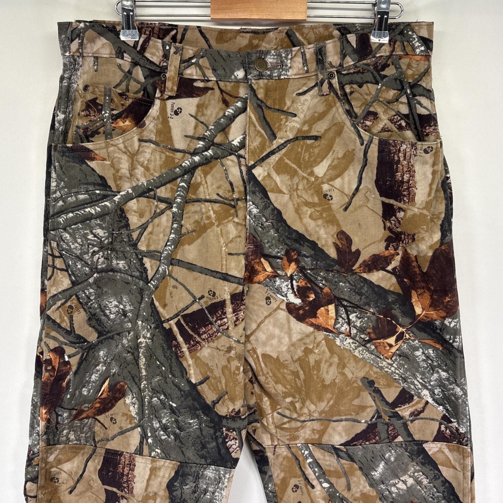 古着 ラングラー Wrangler デニムパンツ リアルツリーカモフラ