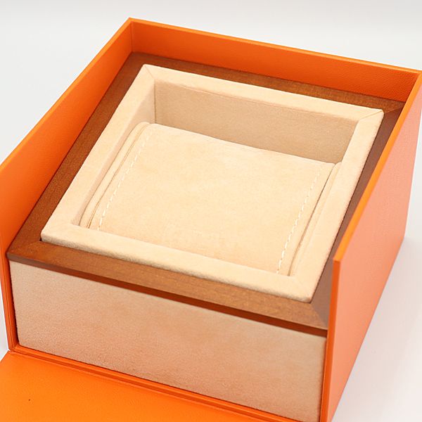 美品　エルメス時計空箱です。 説明書付 エルメス 空箱/BOX 腕時計用 オレンジ レディース